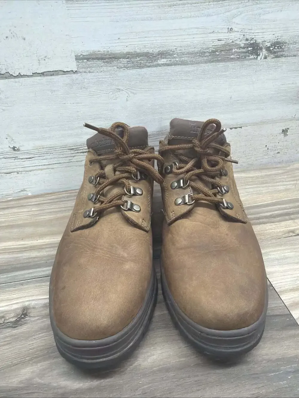 Timberland Leather Oxford Mens 12m 69086 Casual Work Brown Lace Up